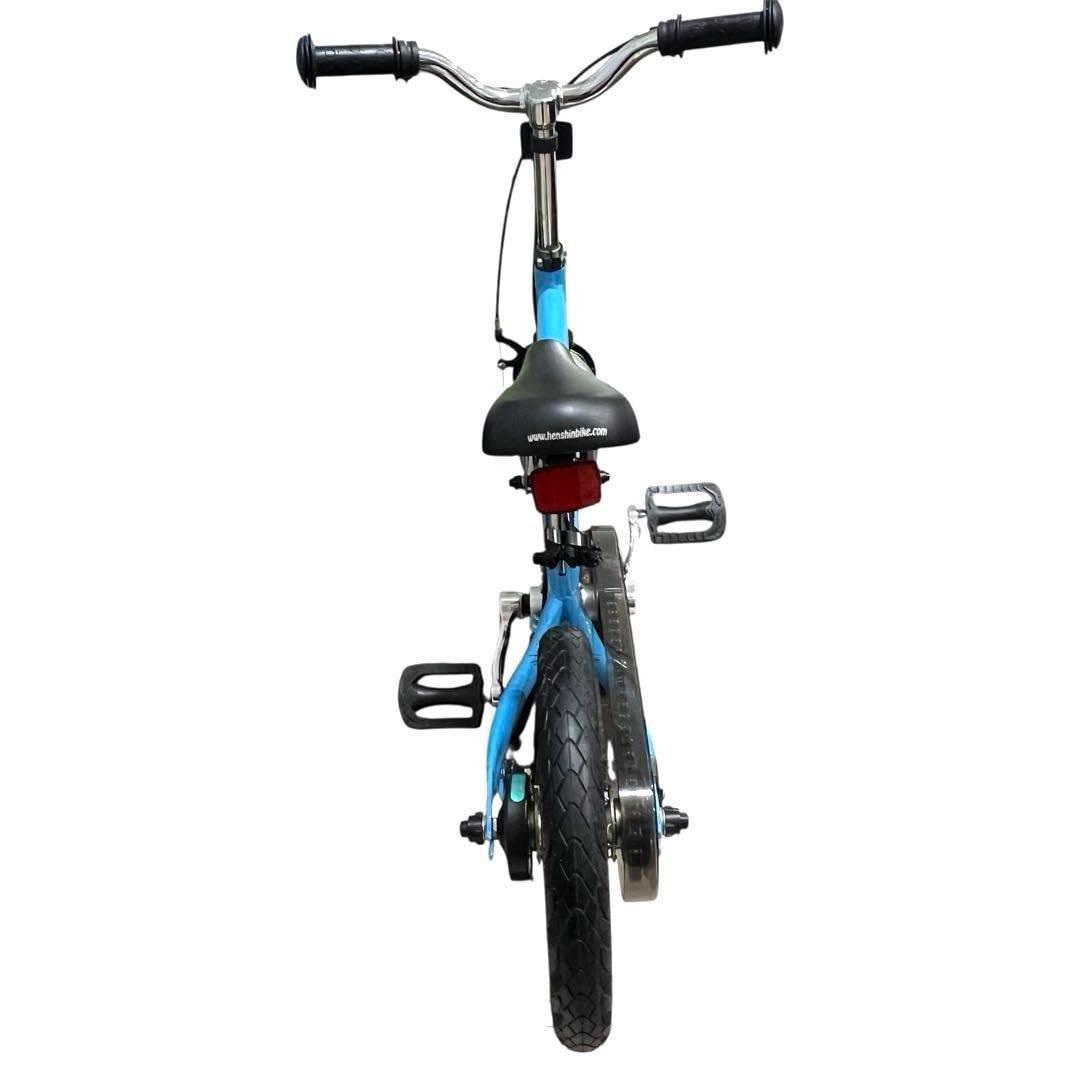 美品☆へんしんバイク2 12インチ　パステルブルー