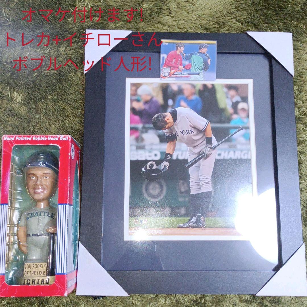 USAにて購入! イチローさん、NYヤンキース移籍時の初打席での写真、プレート付