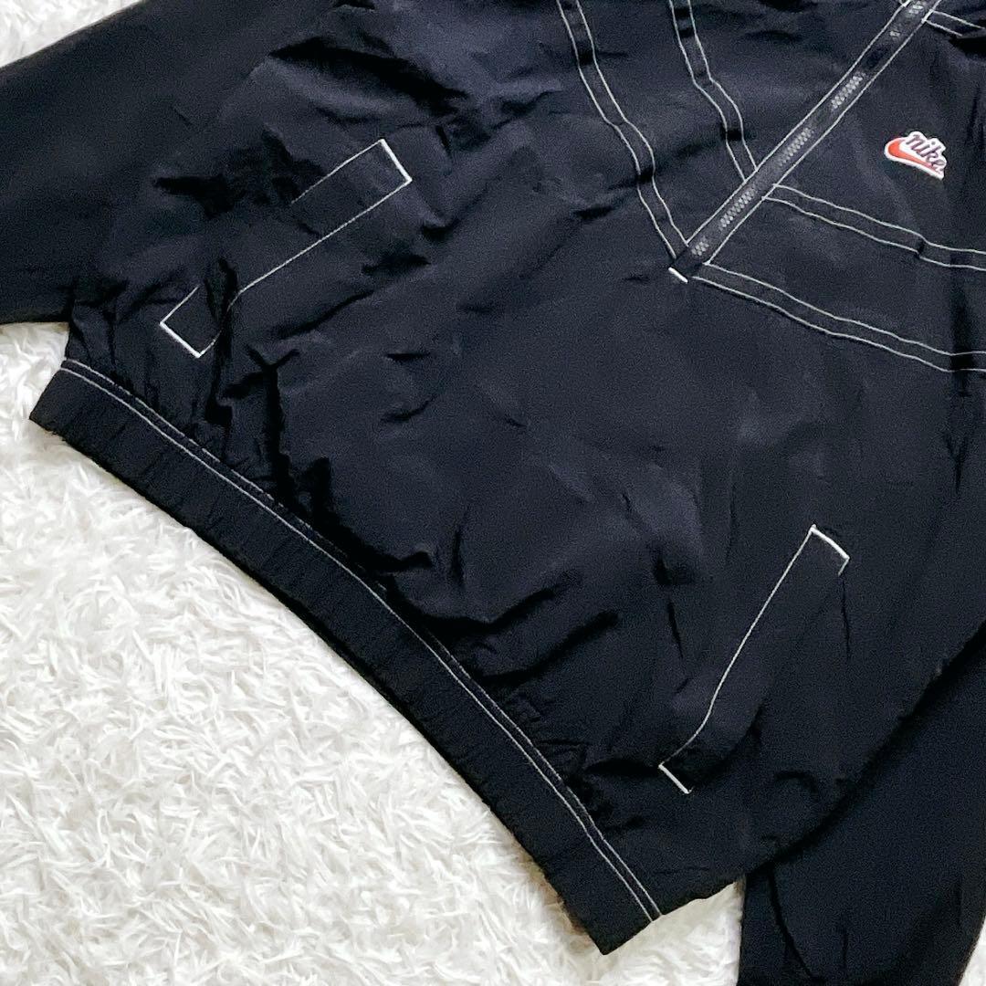 美品✨ NIKE ナイキ アノラックパーカー ナイロンジャケット S ブラック