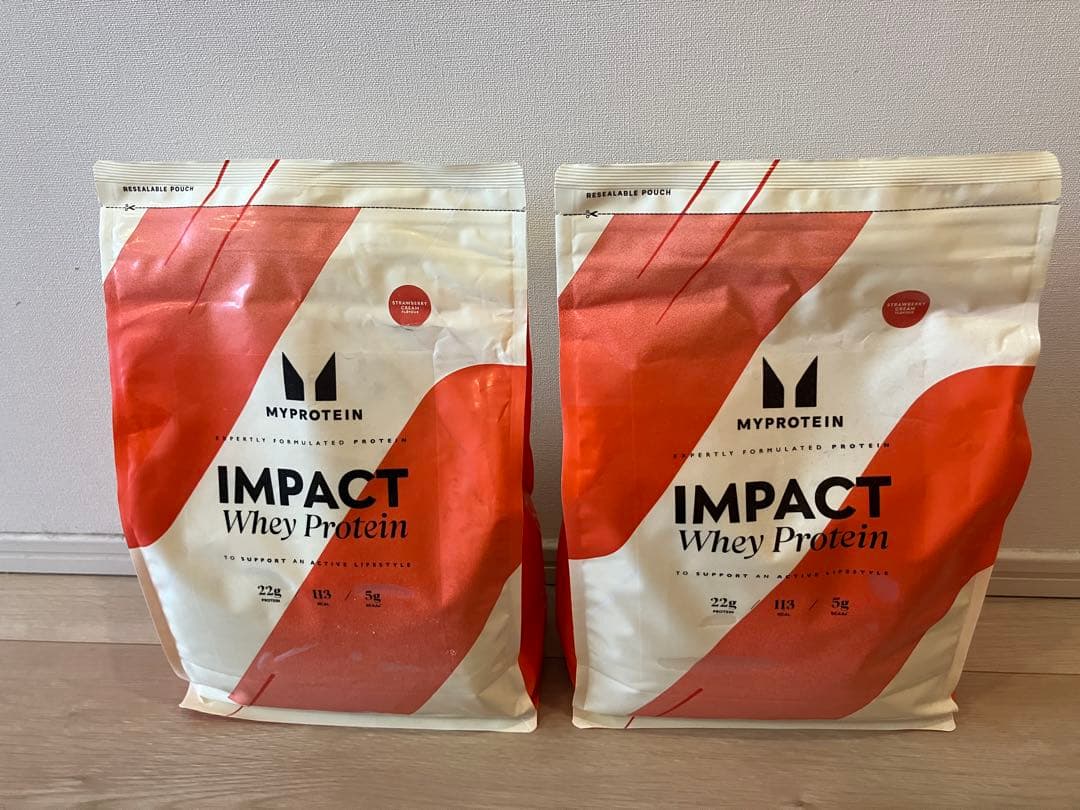 マイプロテイン　ホエイ プロテイン ストロベリークリーム　2.5kg ×2