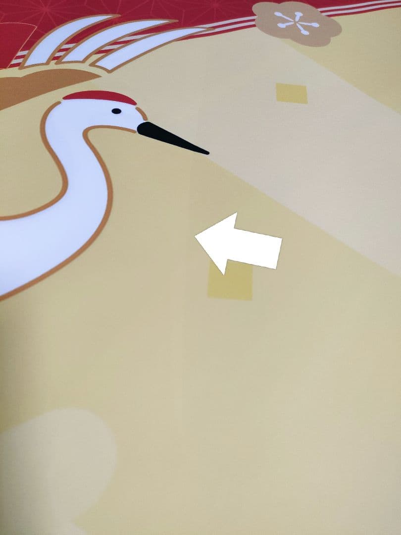 背景布【お正月F】サンプル　年賀状、ペット、子供撮影用　梅　和柄　門松　しめ縄