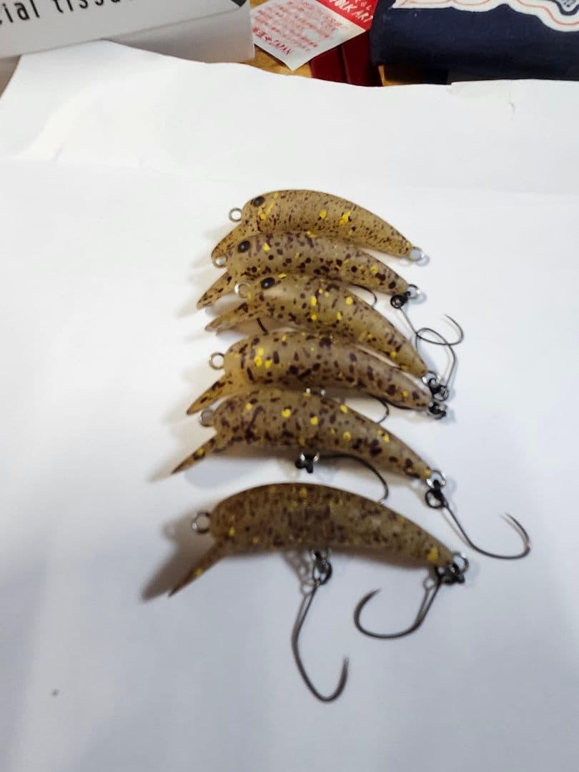 ラッキークラフト　ワウ　40F　リバーロードオリカラ　一網打尽　６個セット