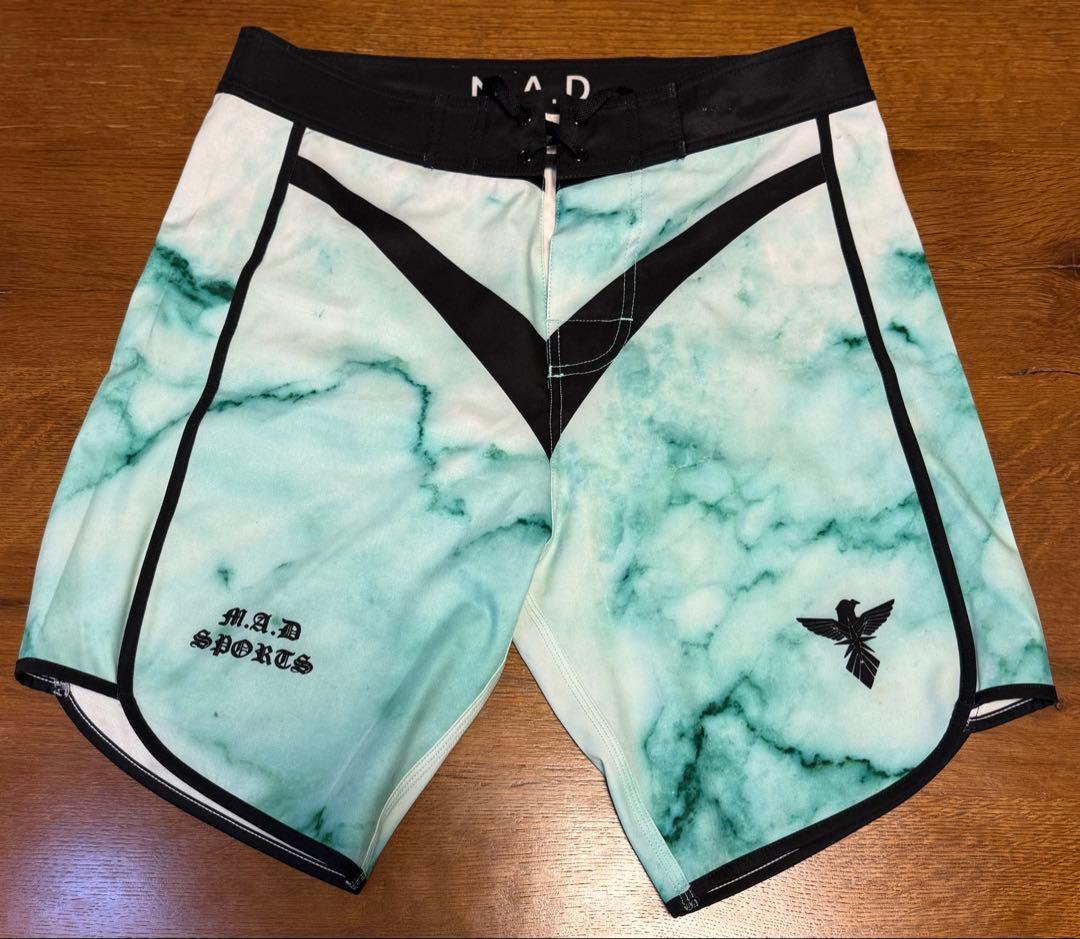 M.A.D SPORTS サイズ28 大理石柄ショートパンツ