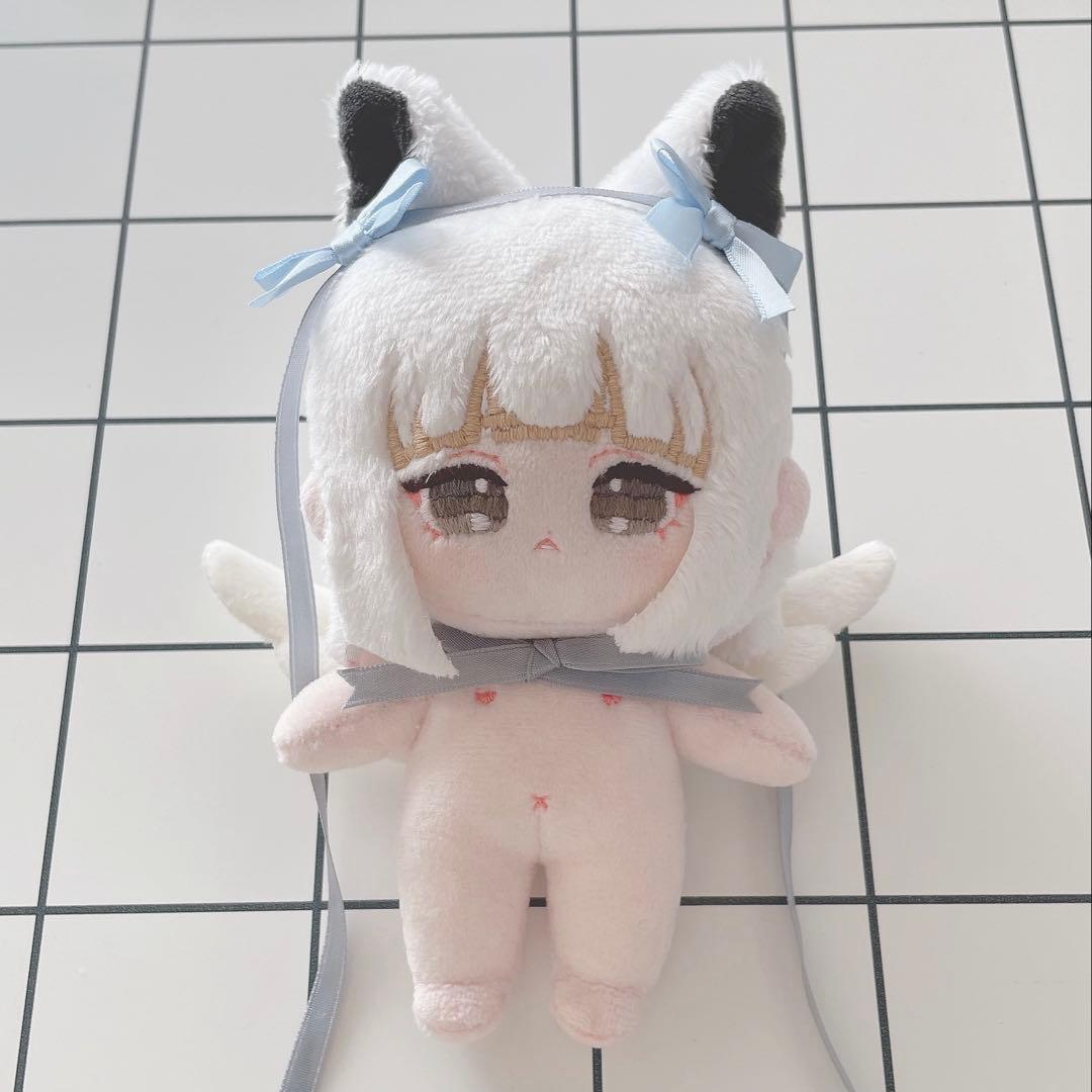 15cm 自作ぬいぐるみ　天使ちゃん　着せ替え　ハンドメイド　オリジナル