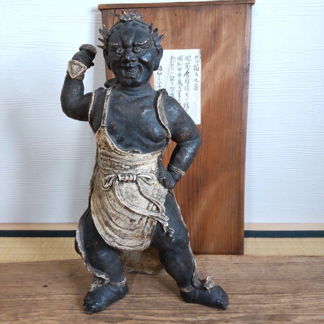 古唐津焼～金剛力士像