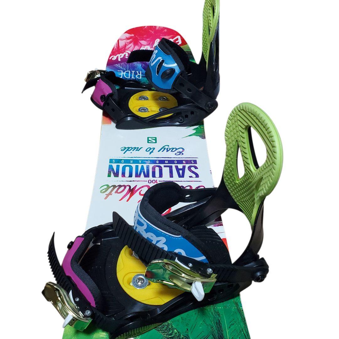 【キッズ用スノーボード】　Salomon 100cm ×ビンディング spoon