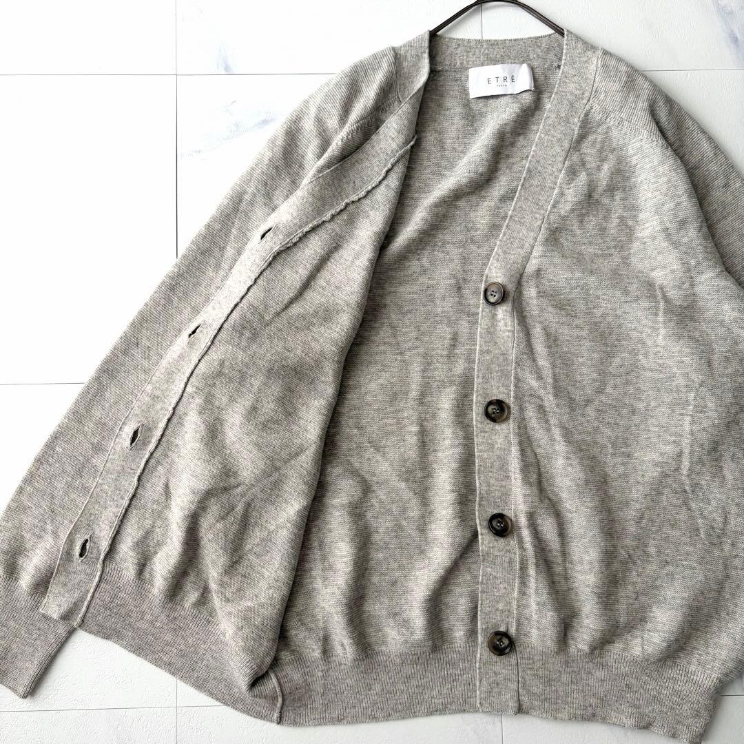 ホームラン堂様　新品タグ付き カシミヤ混 エトレトウキョウ カーディガン