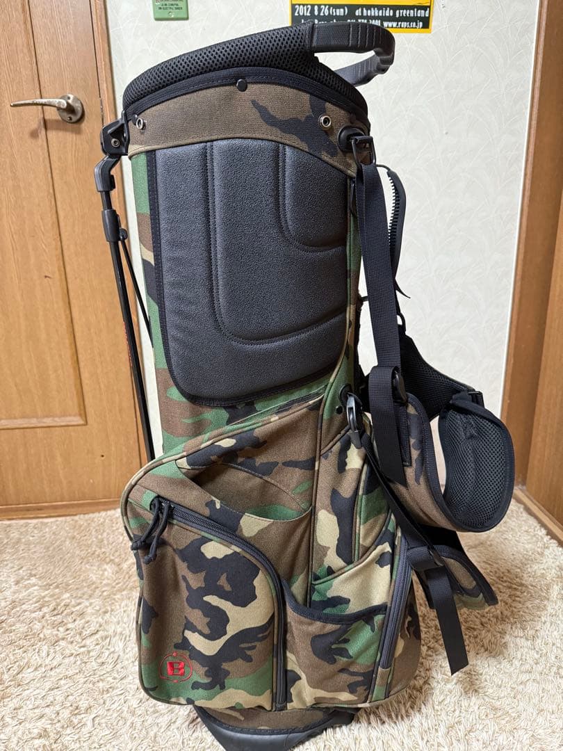 訳あり　BRIEFING 迷彩 ゴルフバッグ・キャディバッグ
