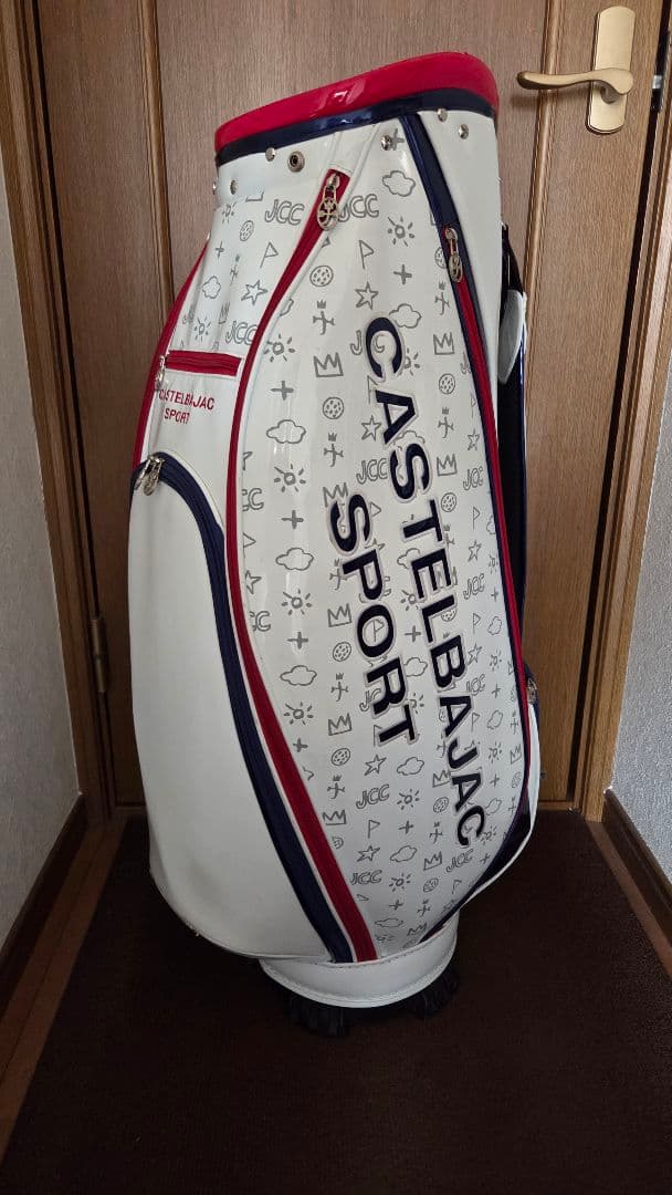 CASTELBAJAC ゴルフバッグ ホワイト