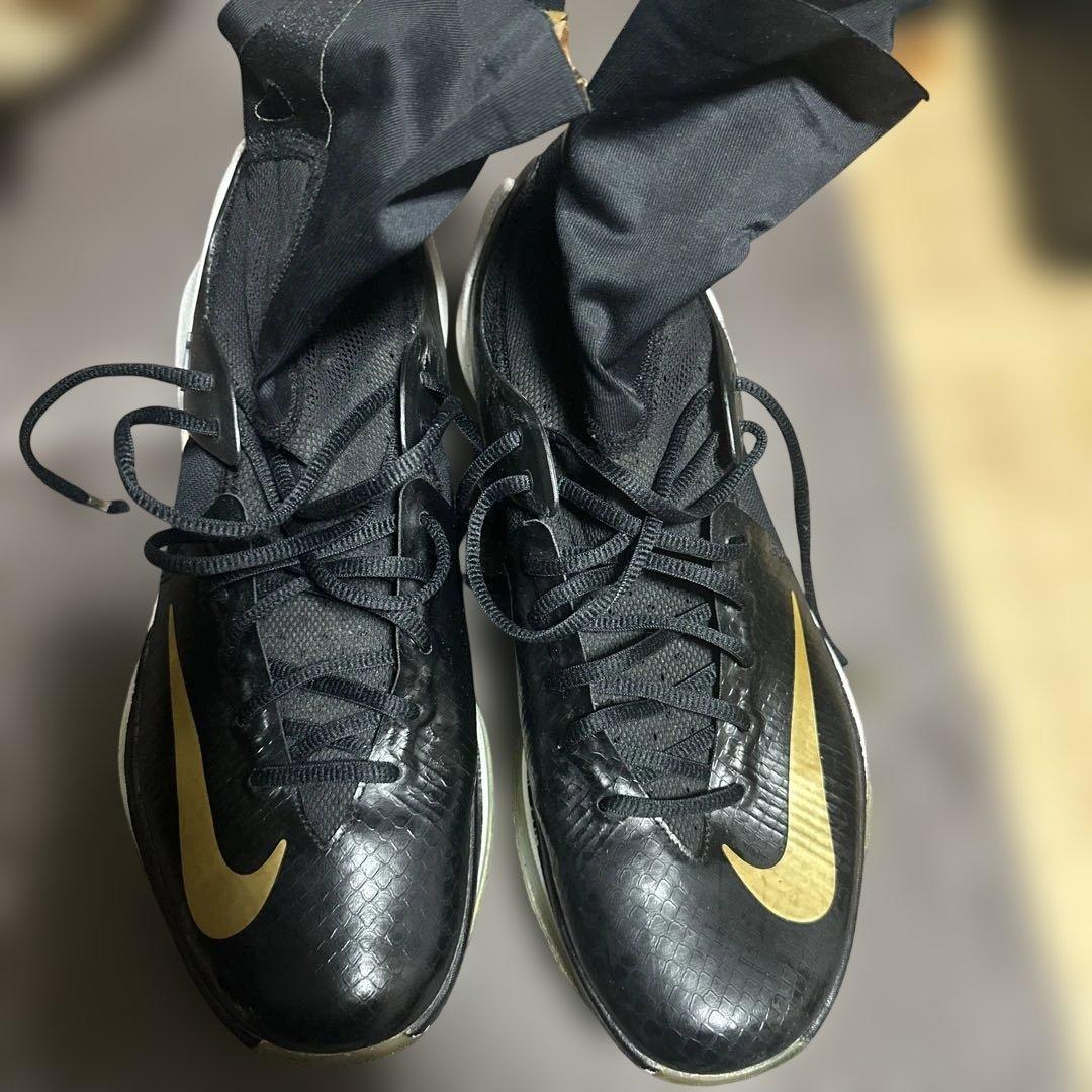 【未使用】NIKE KD 8 ELITE EP バッシュ　ブラックゴール