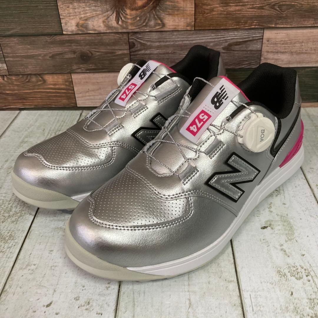 ✨新品✨ ニューバランス 574 v3 BOA ゴルフシューズ　ボア　25cm