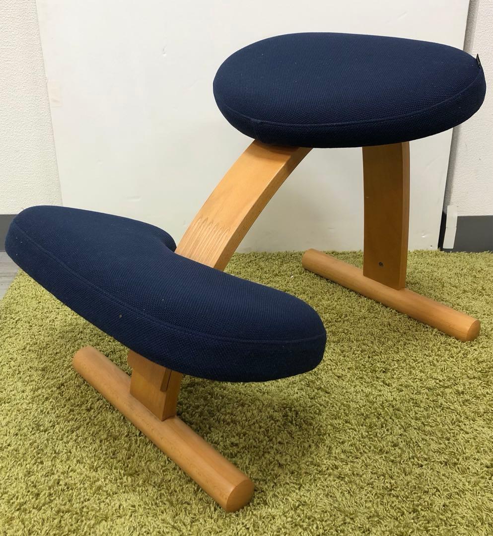 バランスチェア イージー balans easy 姿勢矯正椅子　ネイビー