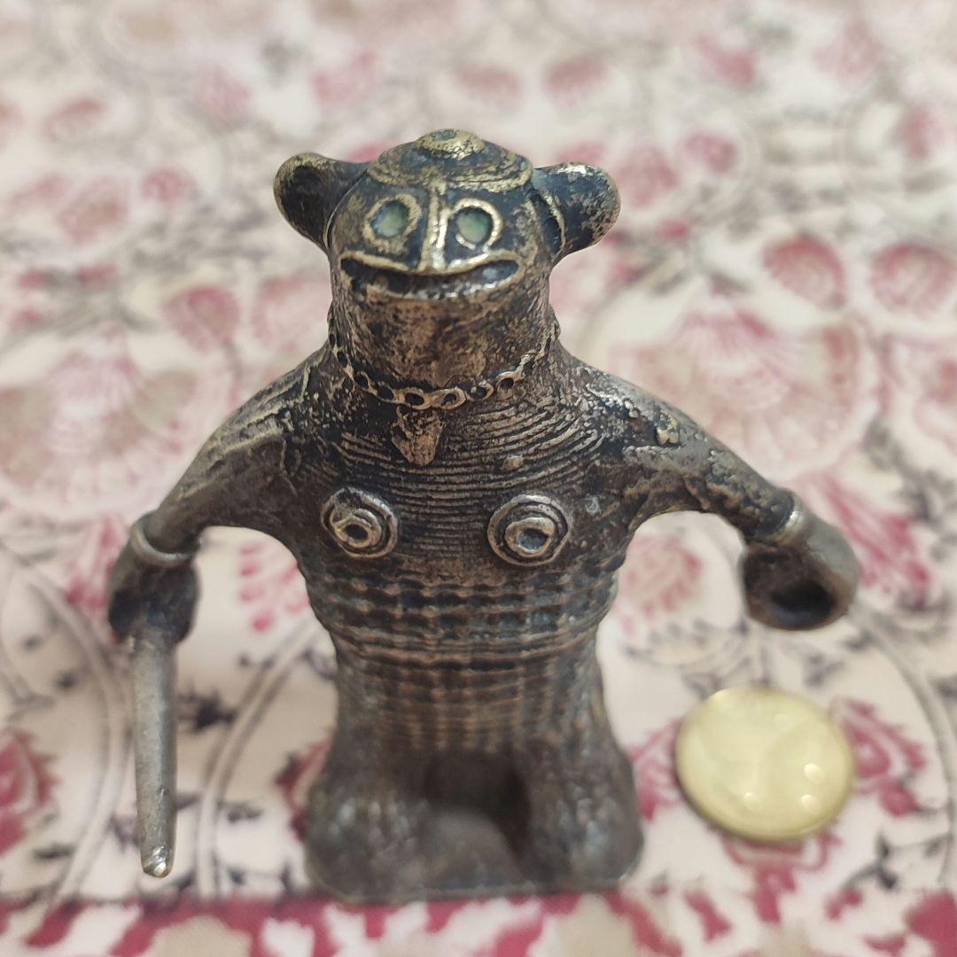 【アンティーク】インドの鋳造工芸品✨神獣のブロンズ