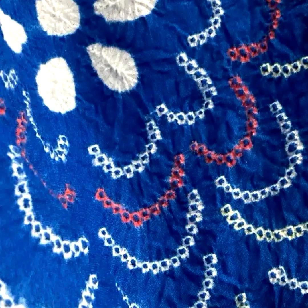 専用chaps❤️様 有松絞り　浴衣　上質　花模様　身丈160cm トーN2-78