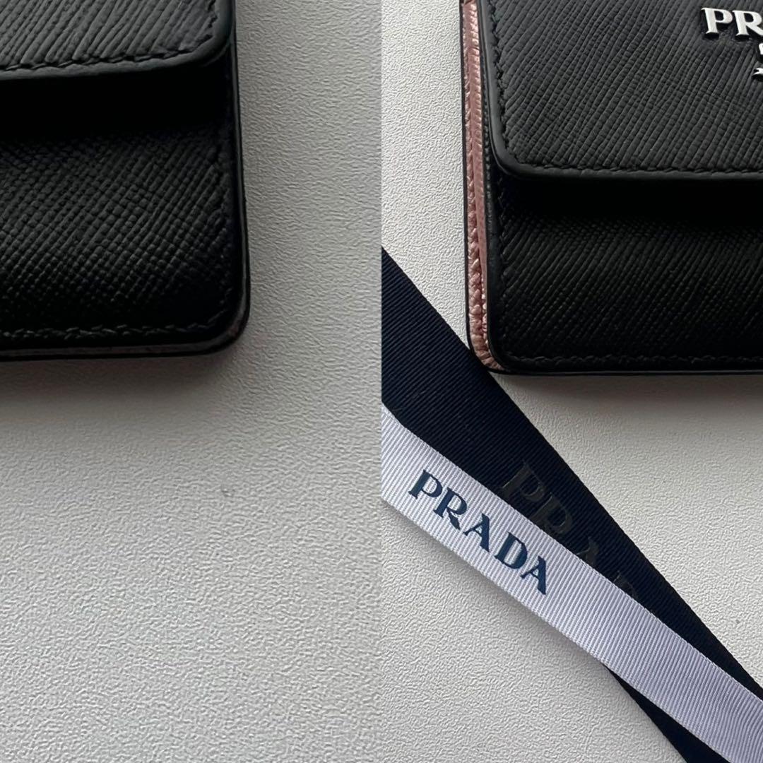 138 極上美品 PRADA プラダ カードケース 名刺入れ 財布