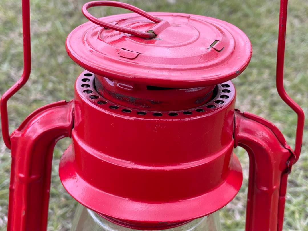 別所ランプ　No.500 ウィール 赤 オイルランタン 日本製