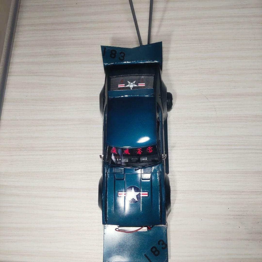 アオシマ1/24ケンメリ２Dr改！街道レーサー（レッドブル仕様）塗装済完成品！