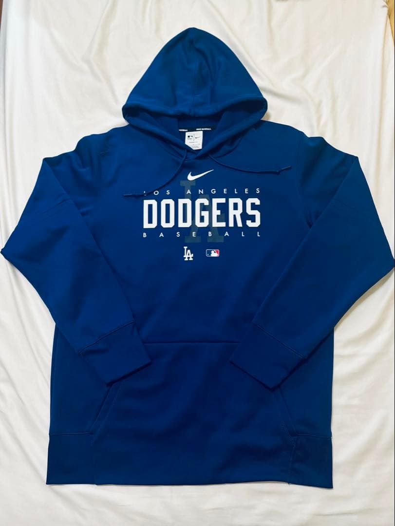 【正規品】ナイキ ドジャース パーカー オーセンティック Lサイズ