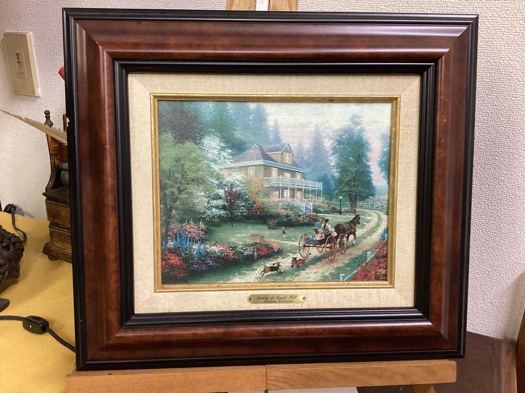 トーマス:キンテイド作　タイトリ春　日曜日の散歩道」