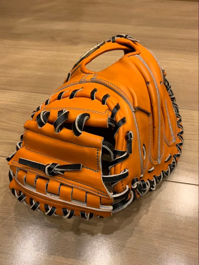 美品　要ミット　初期モデル　硬式用　ジュテルレザー　 グローブ