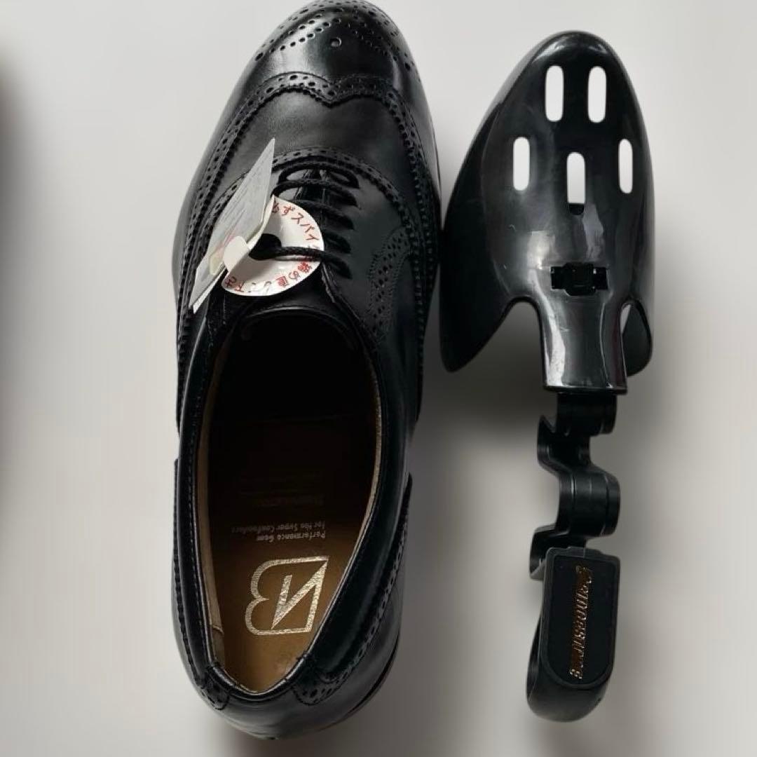 スパイク付ゴルフシューズ　BRIDGESTONE サイズ25.5cm 黒　革