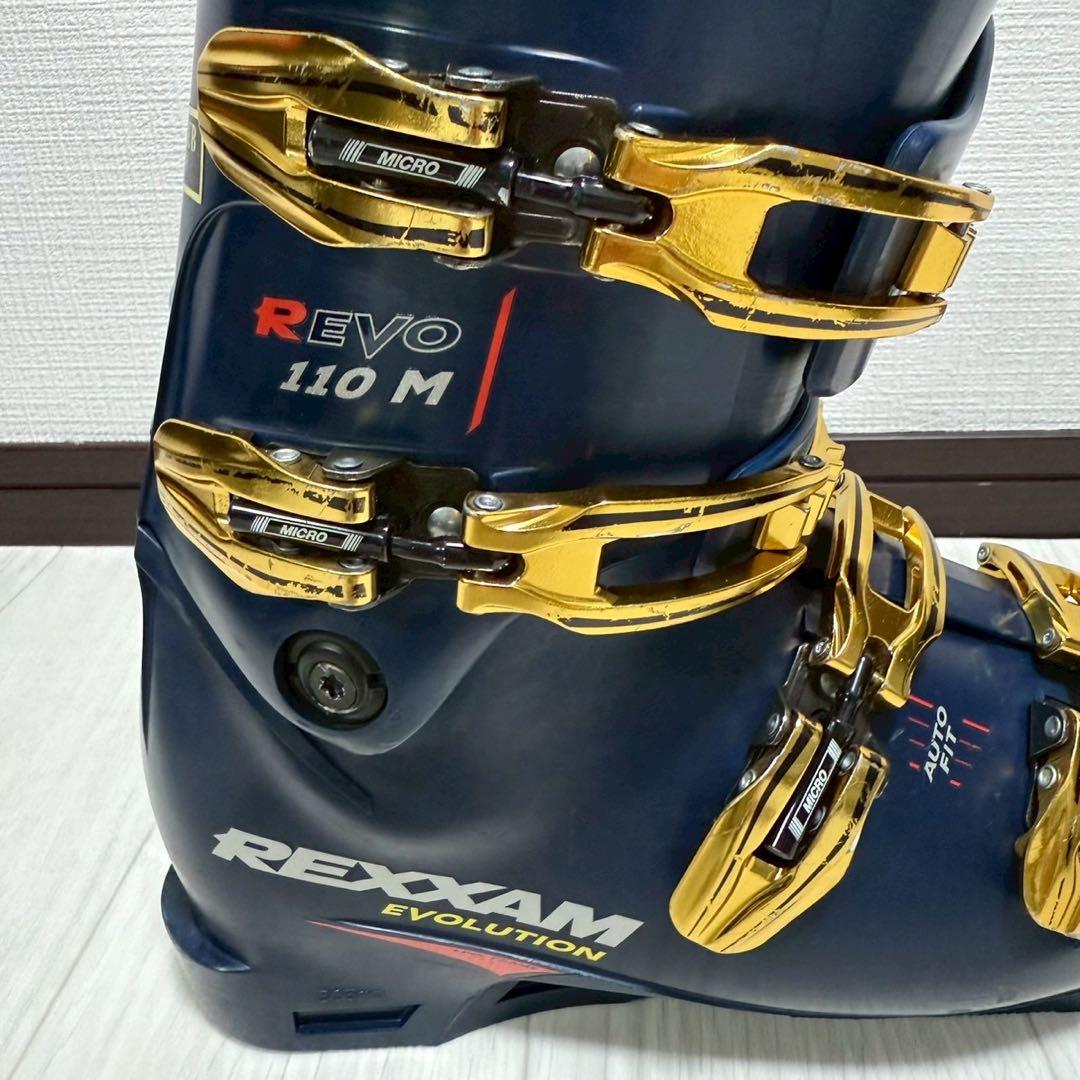 レグザムスキーブーツREVO110 M 26cmネイビー MICROバックル付属