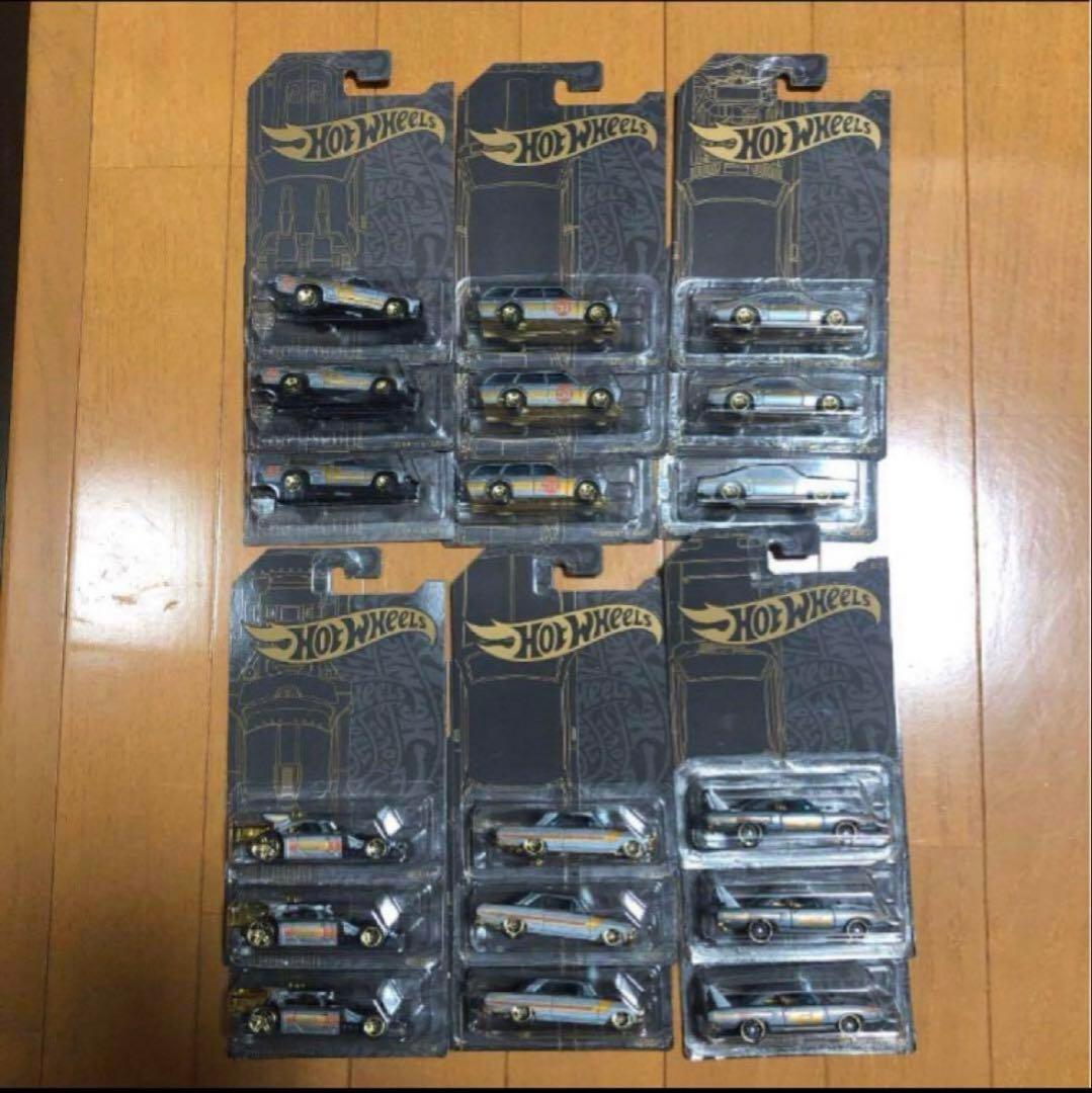 ホットウィール ローソン 51周年 6台×3セット＋1台 計19台 ダットサン