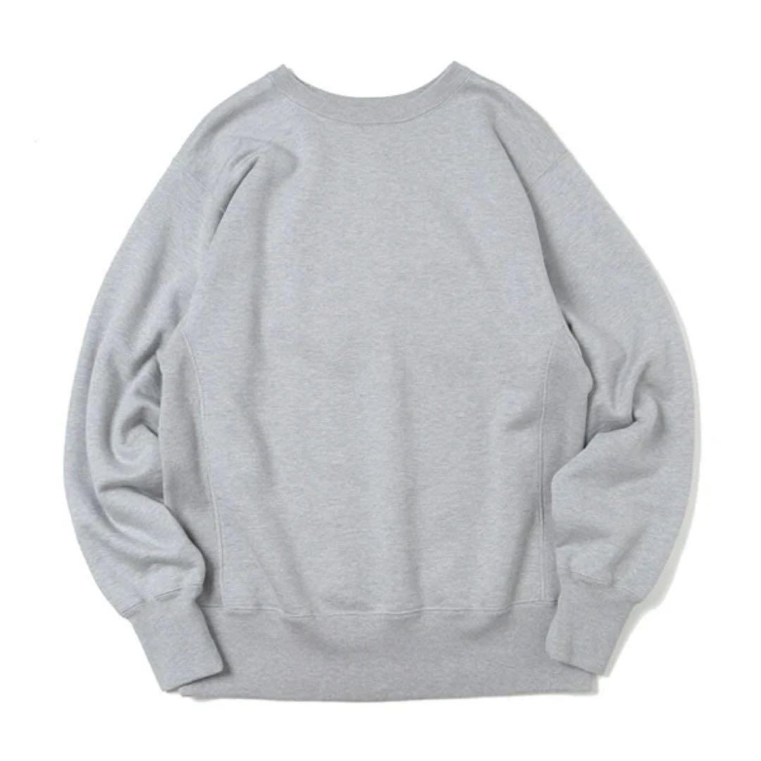 CIOTAスビンコットン吊り裏毛起毛クルーネック スウェットシャツ