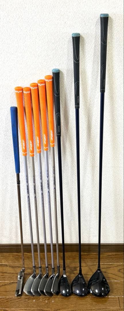 ブリヂストン＆ダンロップ　女性用ゴルフクラブ9本セット