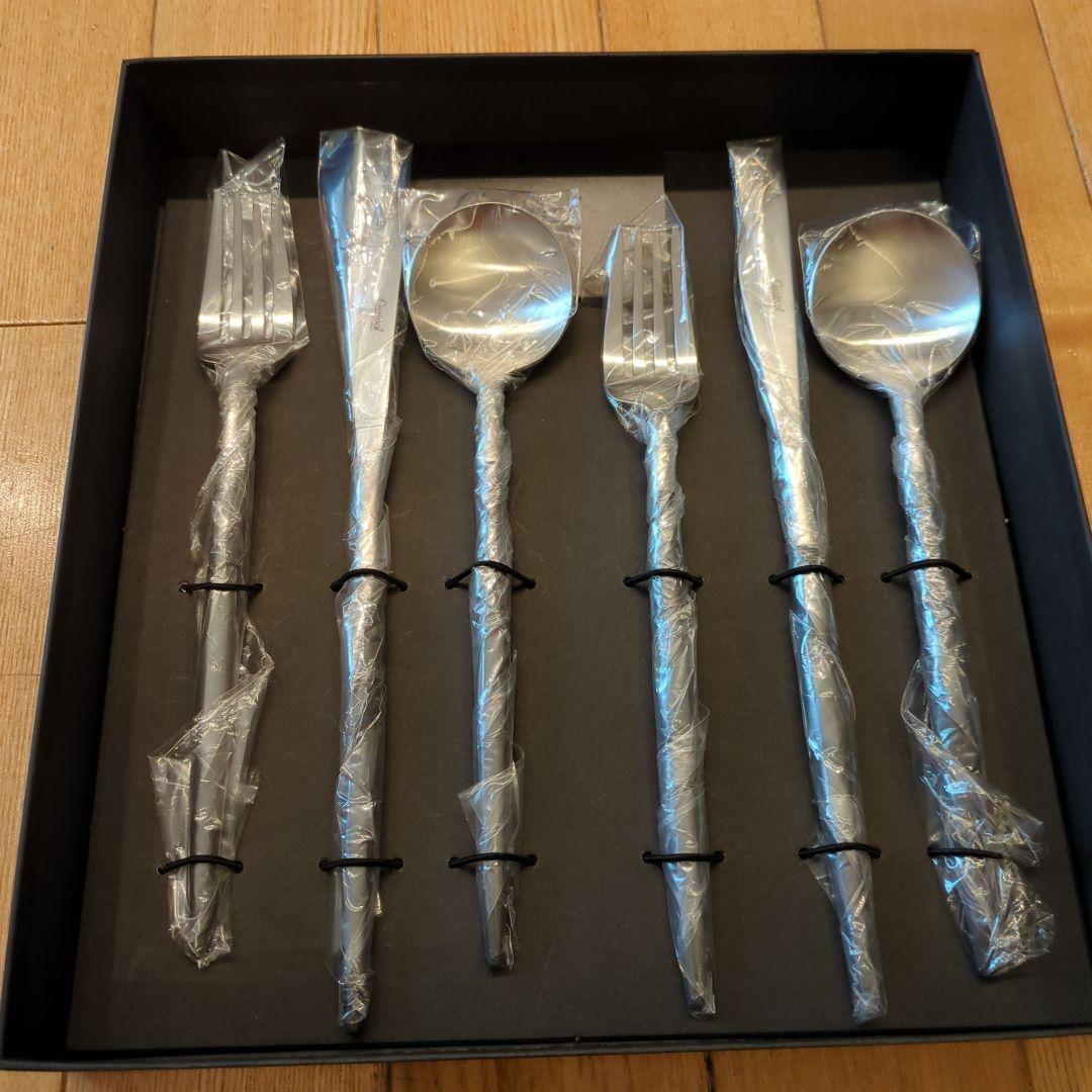 ★新品未使用★クチポール【6本セット3種2組】カトラリー セット正規品