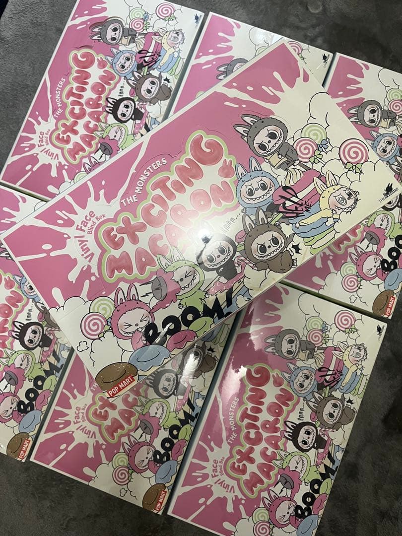 ポップマート ラブブ Exciting Macaron ぬいぐるみ3アソート