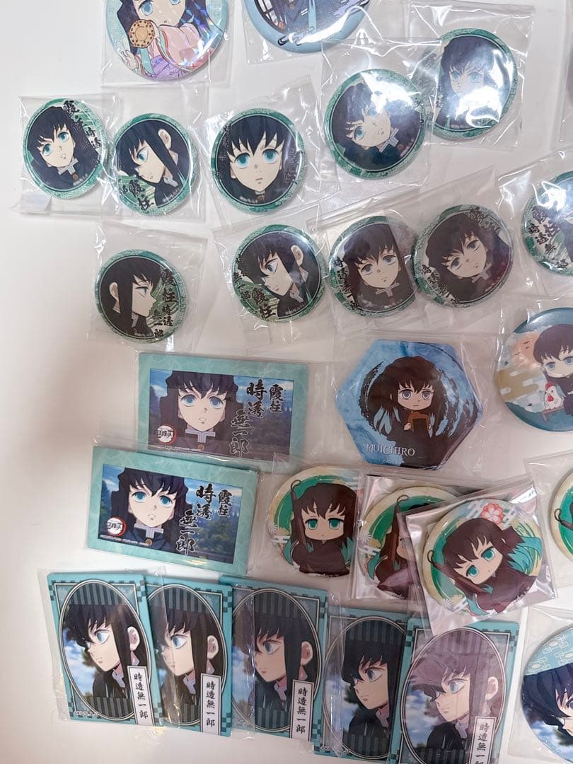 鬼滅の刃 時透無一郎 缶バッジ まとめ売り 72個