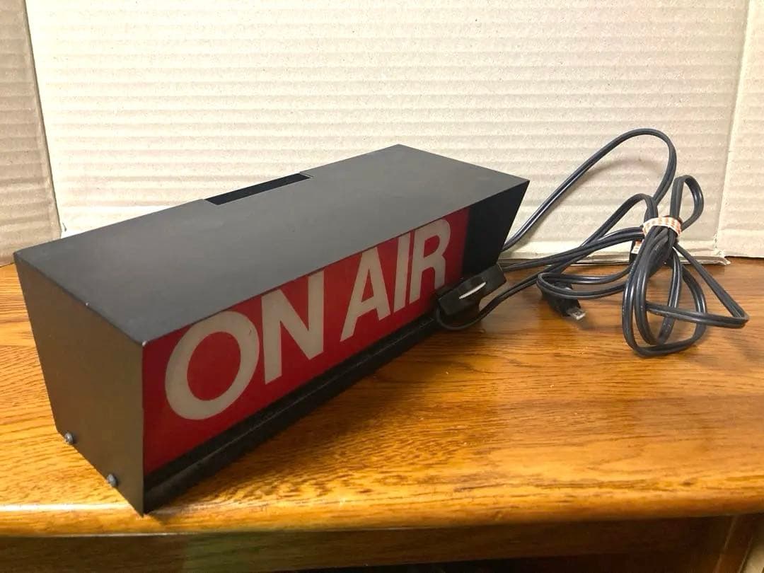 80年代 ビンテージ 旭音楽産業 ON AIR サイン 照明 レトロ 当時物