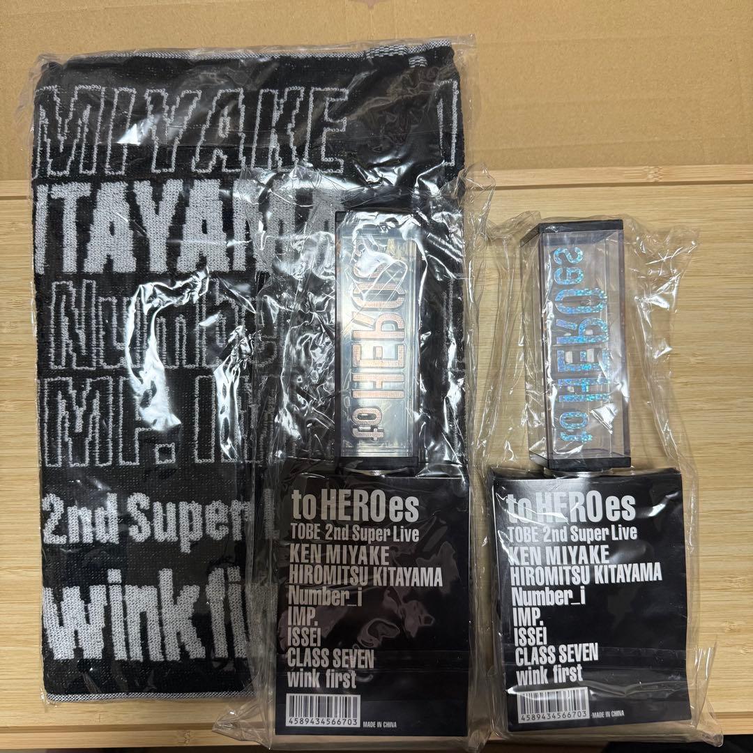 【新品未開封】TOBE toHEROes 2nd ペンライト タオル