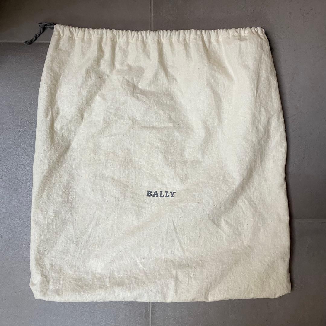 美品BALLY バリー シボ革 レザーブラック 黒 本　革BAG バッグ
