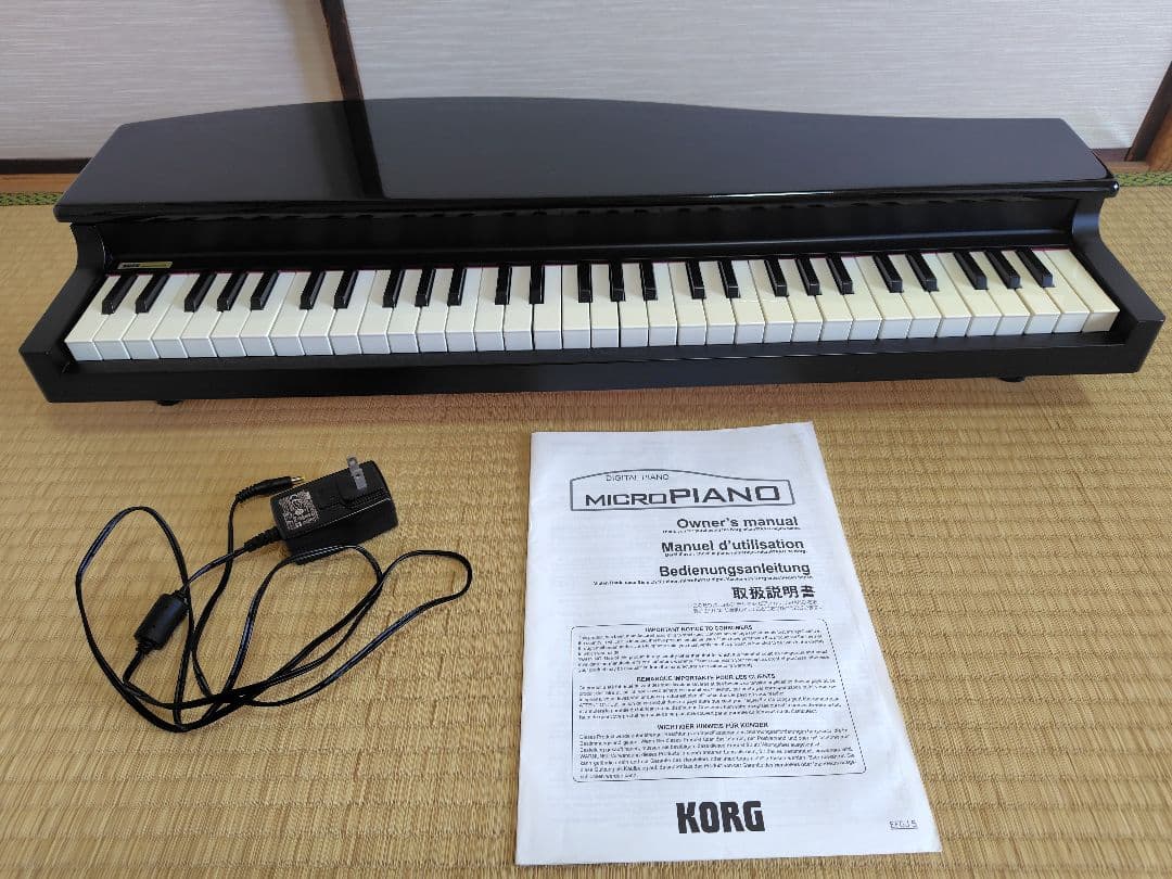 KORG MICRO PIANO 61鍵 黒 電子ピアノ