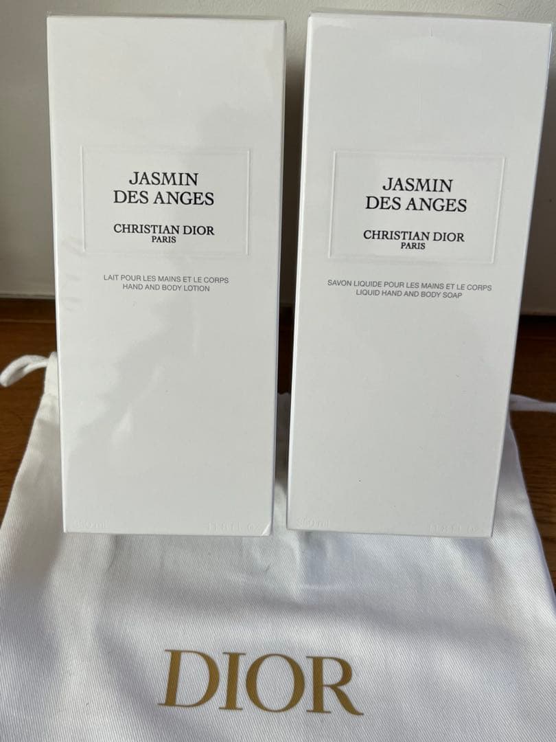 Dior ジャスミンデザンジュ ソープ&ハンドボディローション セット未開封