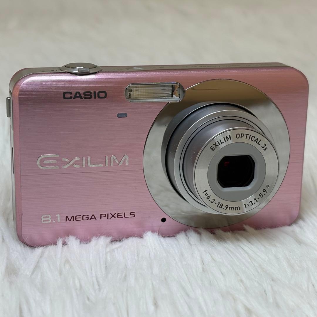CASIO カメラ　エクシリム　EX-Z80 充電器　ピンク　コンデジ　動作品