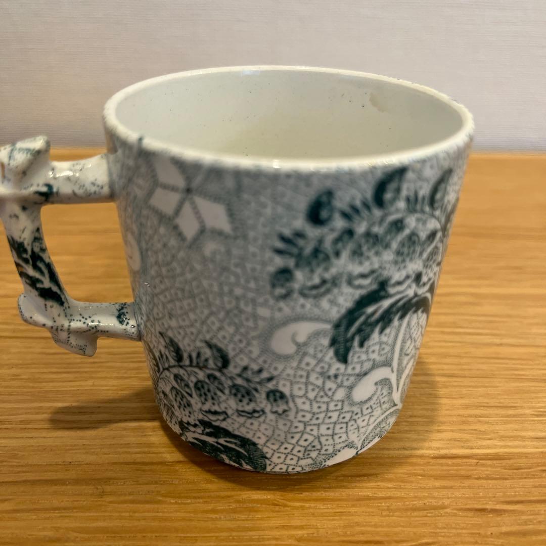 フランスアンティーク クレイユモントロー　すずらん　カップ＆ソーサー