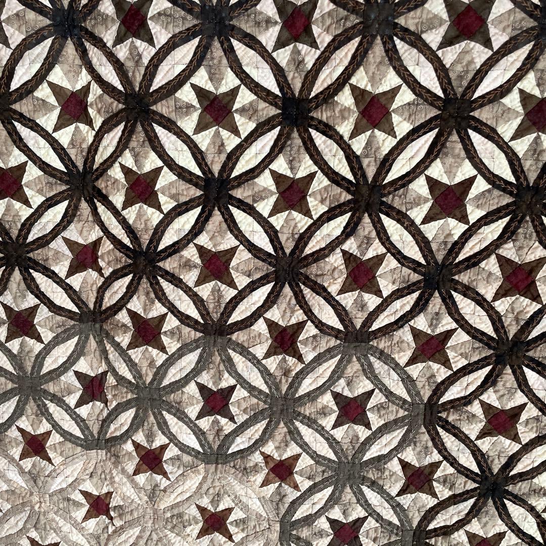 ハンドメイドパッチワークキルトのタペストリー、ベッドカバー