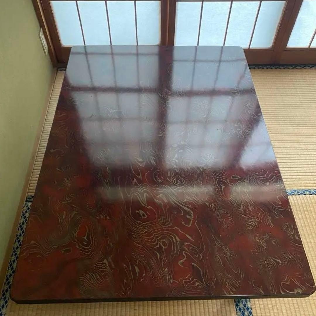 折りたたみ ちゃぶ台 長方形　座卓 昭和レトロ　古民家