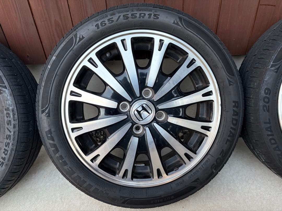 NBox 純正タイヤホイール4本セット　NWGN N/ NOne等　ミネルバ