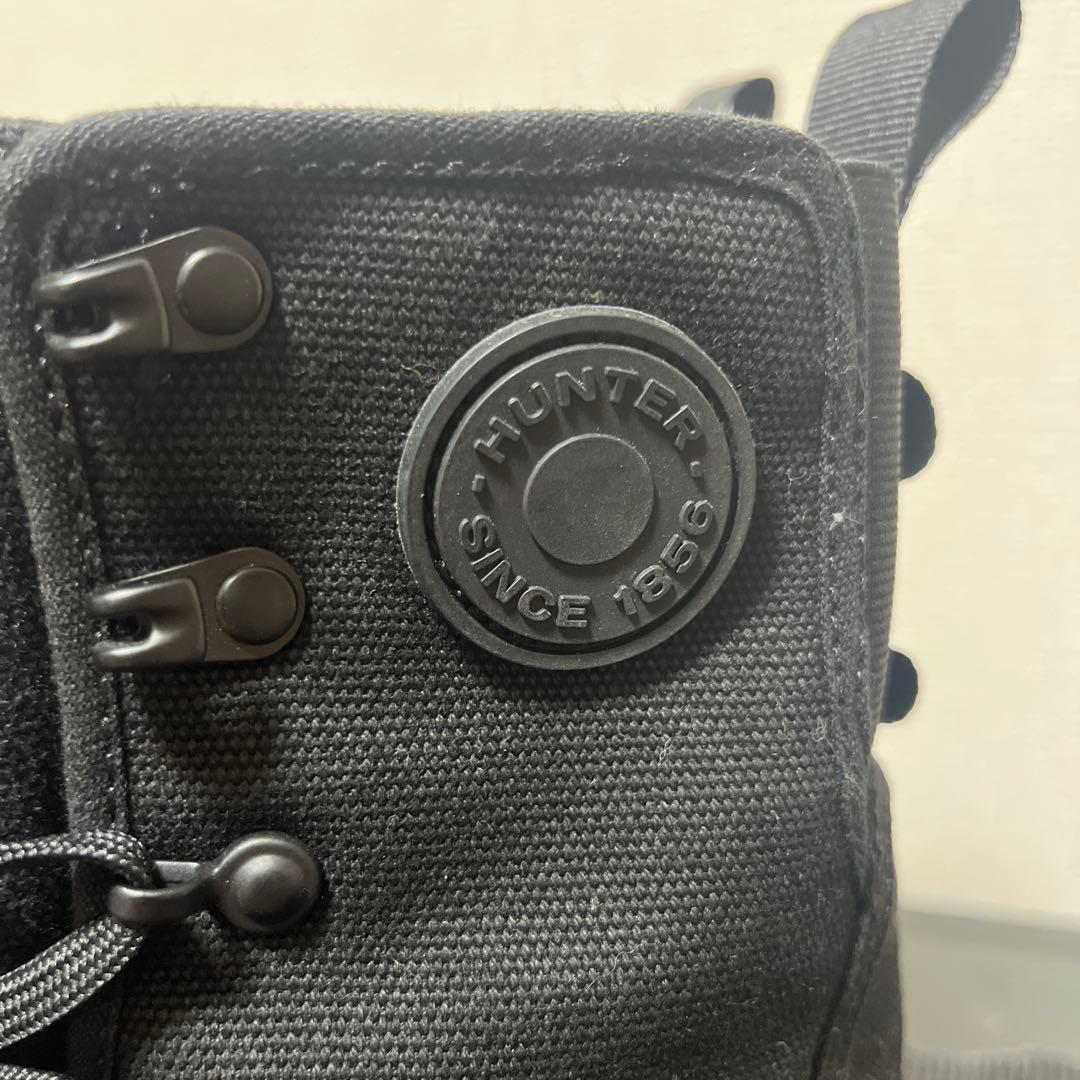 極美品！HUNTER エクスプローラーブーツ　レインブーツ　厚底　雨の日OK