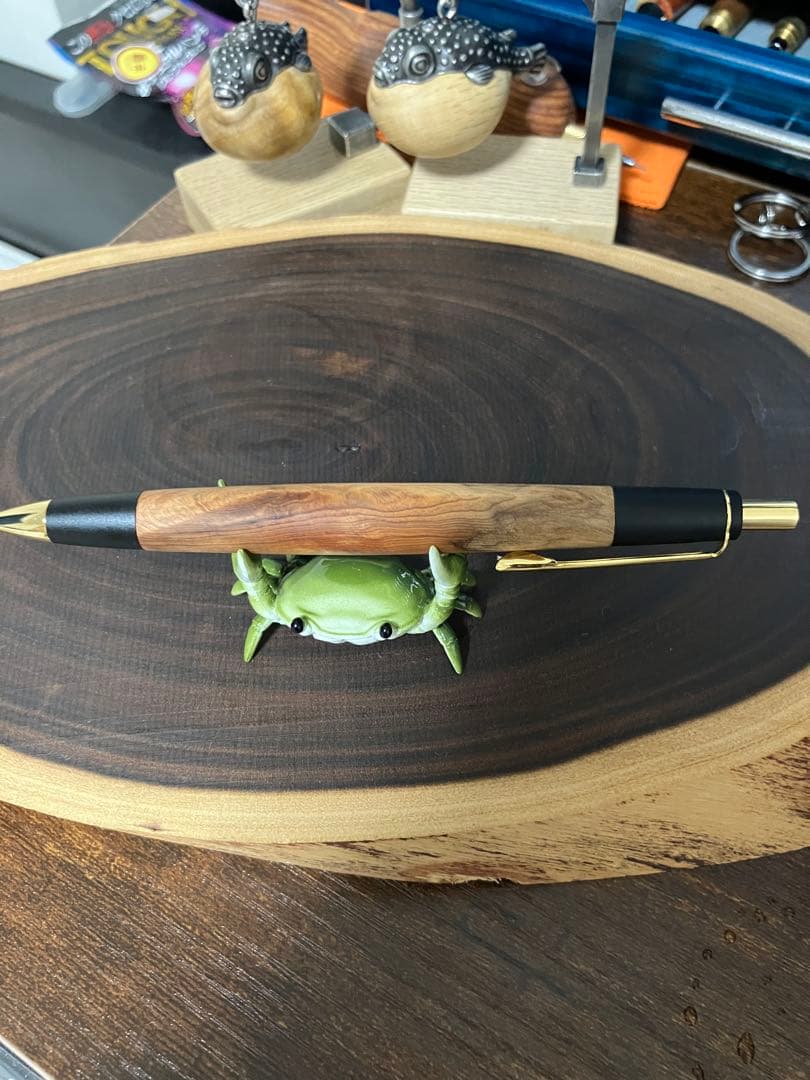 屋久杉工房京 無垢 光明瘤 ボールペン 2本セット