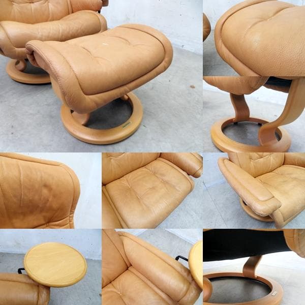 総革/本革■エコーネス■北欧■ノルウェー■ストレスレス■ロイヤル■42万■最上位