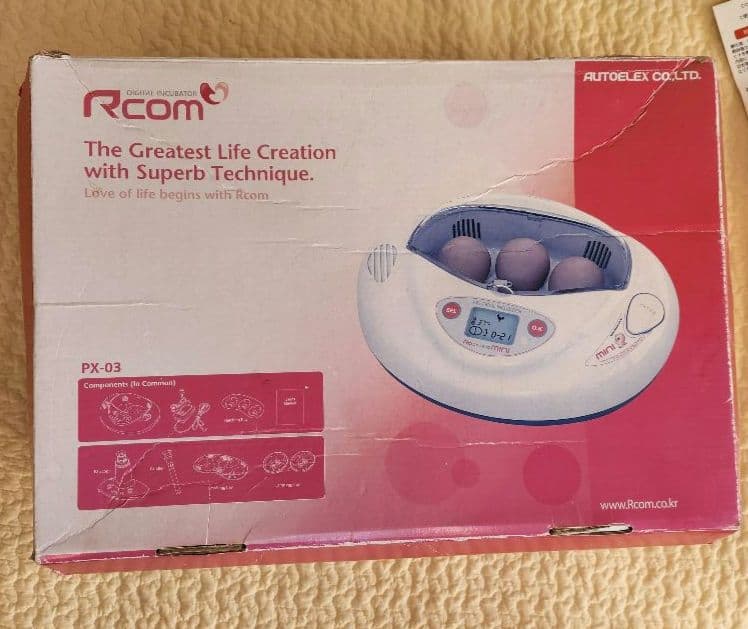 リトルママ　Rcom Pro Mini PX-03　人工孵化器　孵卵器