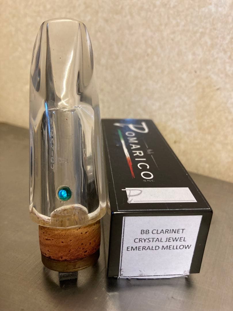ポマリコ B♭クラリネット用クリスタルマウスピース／エメラルドメロウ