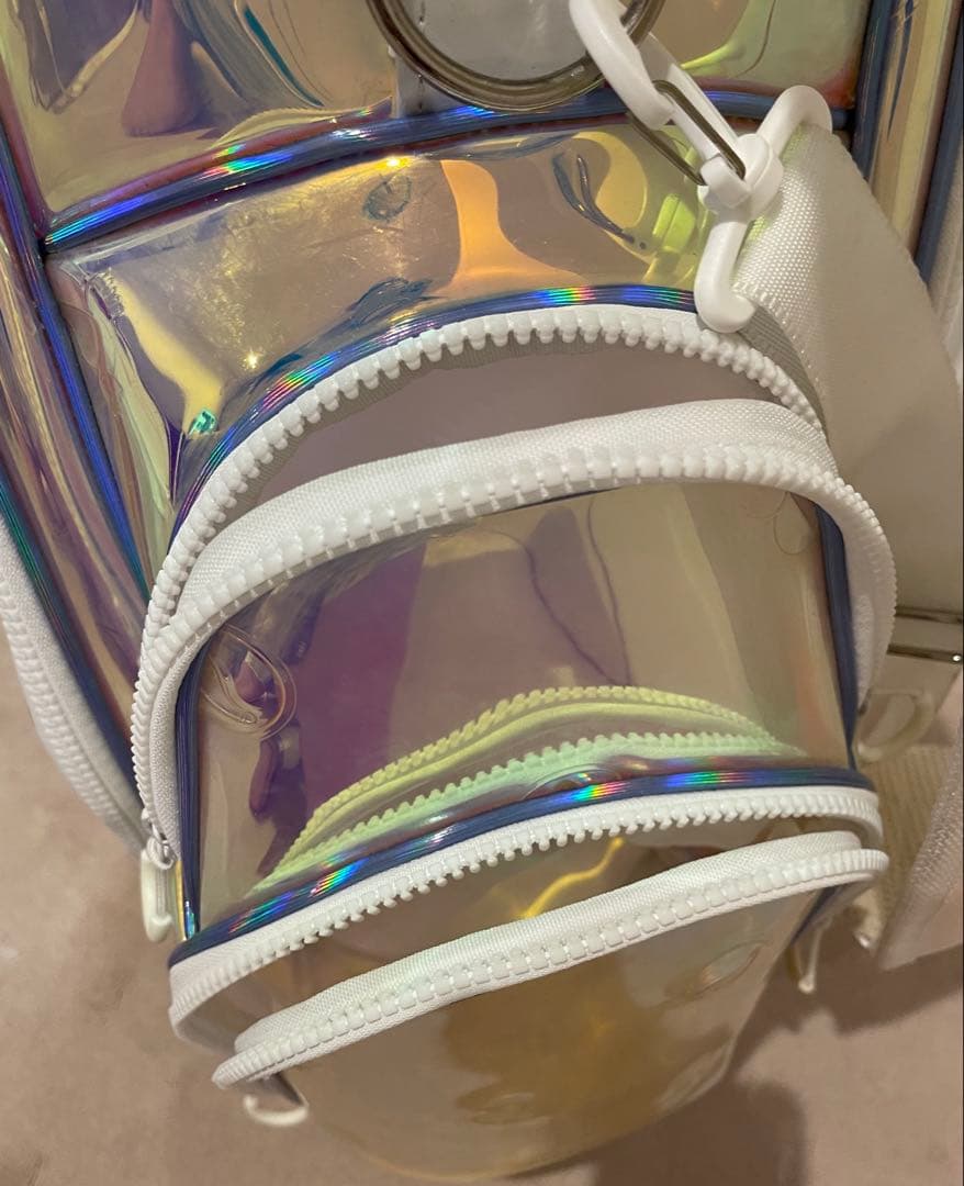 yuki様【お値下げ】HONMA ホンマ　レインボー　透明 キャディバッグ