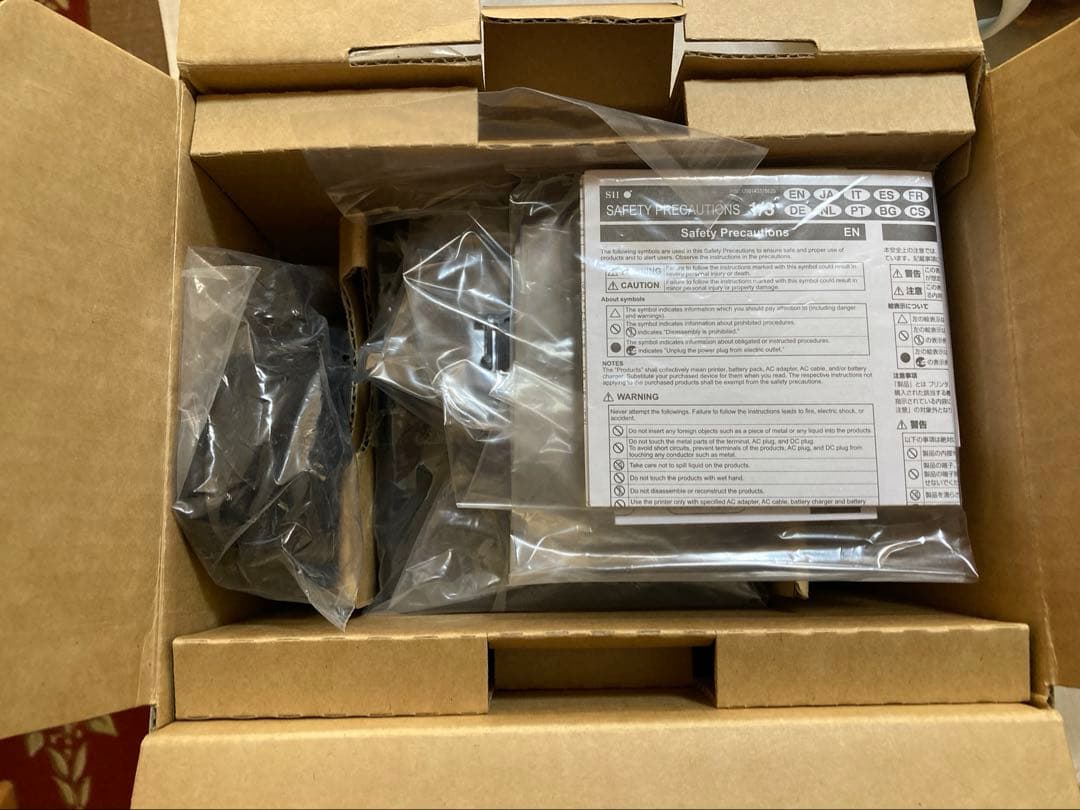 【ほぼ新品】SII RP-F10-K27J1-3 黒 サーマルプリンター