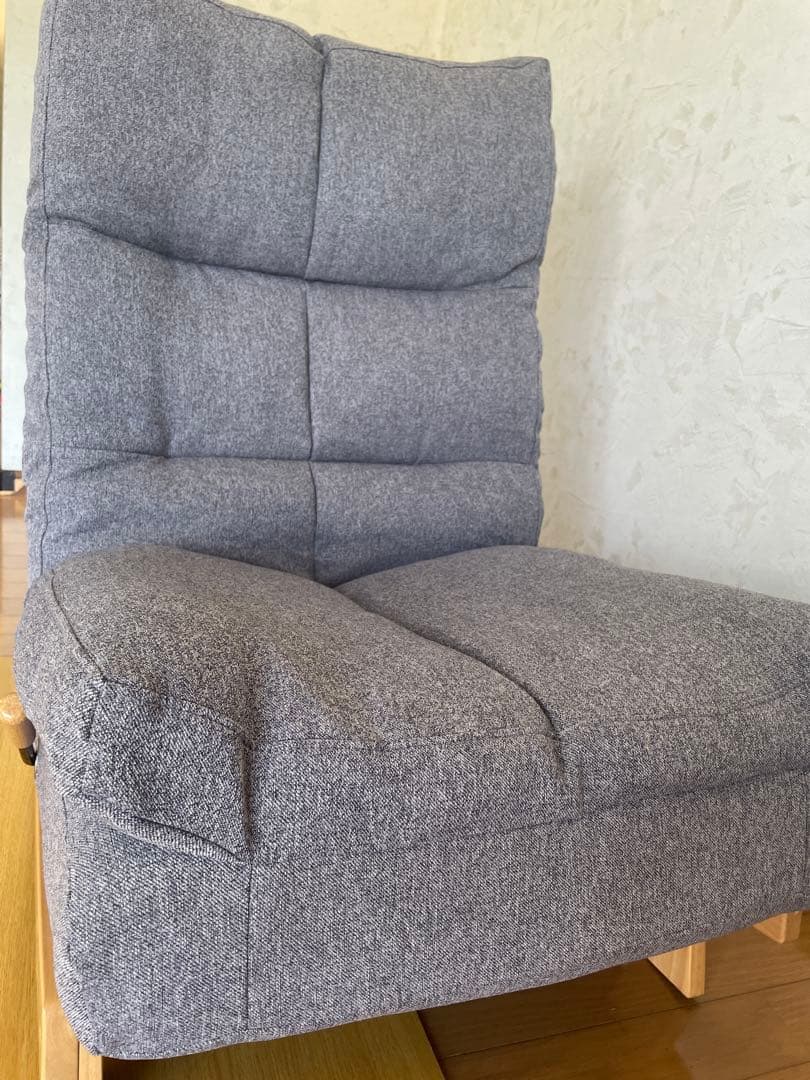 お*き様 リクライナーソファ(KJ-1 GY/NA 右レバー)